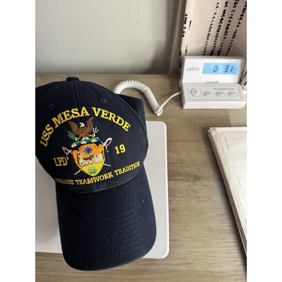 US Navy USS Mesa Verde LPD-19 Command Issued Cap Adjustable Hat United States - Picture 9 of 9